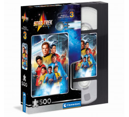 Boîte 3D ouverte du puzzle cult movies Star Trek 3