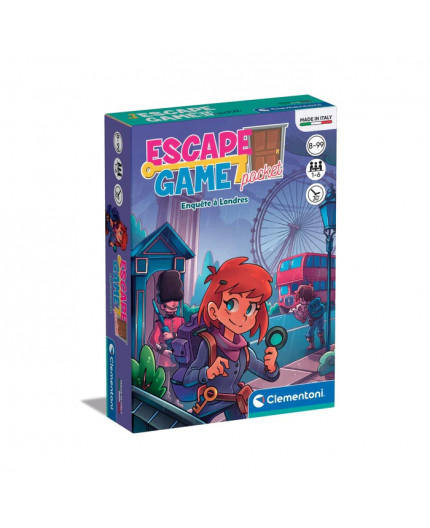 Boîte du jeu escape game pocket à londres