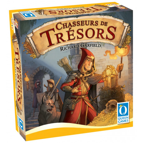 Boîte du jeu de société Chasseurs de Trésors Boîte du jeu de société Chasseurs de Trésors