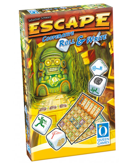 Boîte du jeu de société Escape Roll & Write