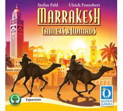 Couverture du jeu de société Marrakesh Expansion Camel & Nomads