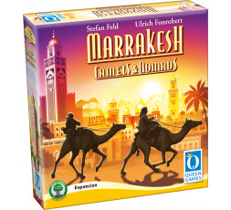 Boîte du jeu de société Marrakesh Expansion Camel & Nomads