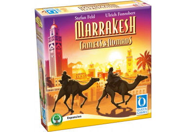 Boîte du jeu de société Marrakesh Expansion Camel & Nomads