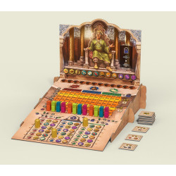 Le jeu de société Agra avec le matériel