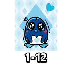 Carte du jeu Blue Penguin