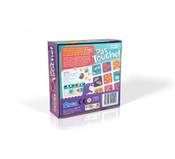 Dos de la boîte du jeu Pas Touche
