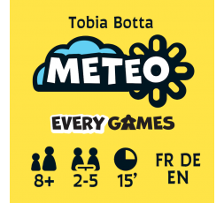 Dessus de la boîte du jeu Météo