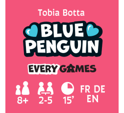 Dessus de la boîte du jeu Blue Penguin