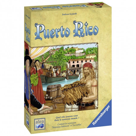 Boîte du jeu de société Puerto Rico Boîte du jeu de société Puerto Rico