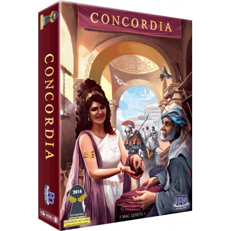 Boîte du jeu de société Concordia