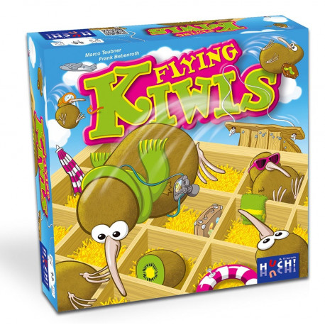 Boîte du jeu de société Flying Kiwis Boîte du jeu de société Flying Kiwis