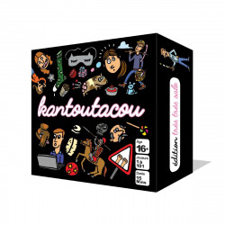 Boîte du jeu de société Kantoutacou édition très très sale