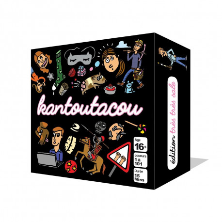 Boîte du jeu de société Kantoutacou édition très très sale Boîte du jeu de société Kantoutacou édition très très sale