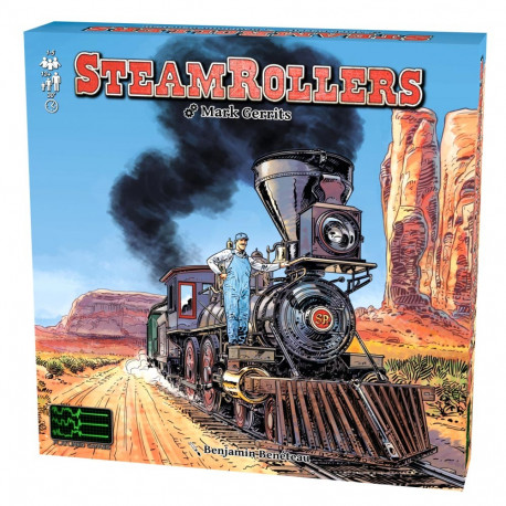 Boîte du jeu de société SteamRollers Boîte du jeu de société SteamRollers
