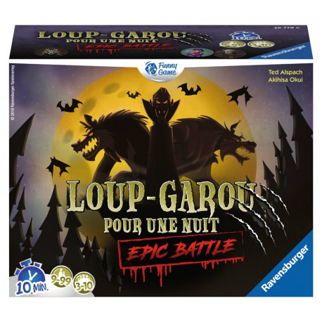 Boîte du jeu de société Loup Garou pour une Nuit - Epic Battle Boîte du jeu de société Loup Garou pour une Nuit - Epic Battle