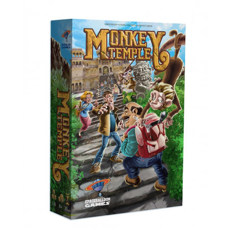 Boîte du jeu de société Monkey Temple Boîte du jeu de société Monkey Temple