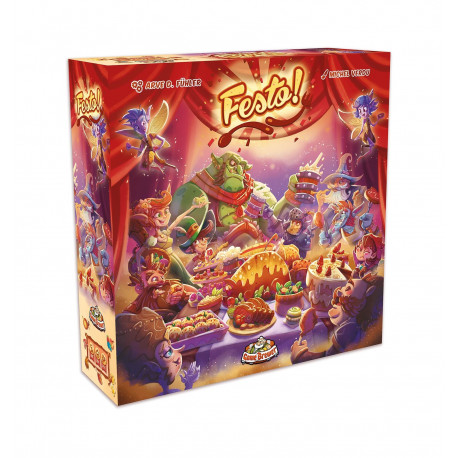 Boîte du jeu de société Festo ! Boîte du jeu de société Festo !